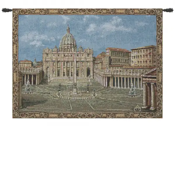 Piazza San Pietro Italian Wall Tapestry