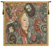 Vergini By Klimt European Tapestries - 17 in. x 16 in. Cotton/Polyester/Viscose by Gustav Klimt