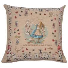 The Pack of Cards Alice In Wonderland Decorative Tapestry Pillow