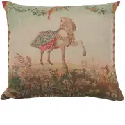 Cheval Large Cushion - 19 in. x 19 in. Wool/cotton/others by Jean-Baptiste Huet