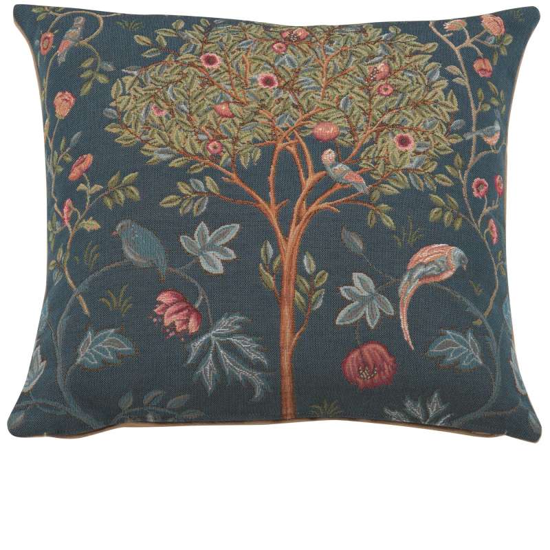 Kelmscott Tree Blue French Tapestry Cushion