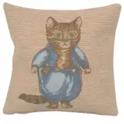 Tom Kitten Small Beatrix Potter Belgian Sofa Pillow Cover