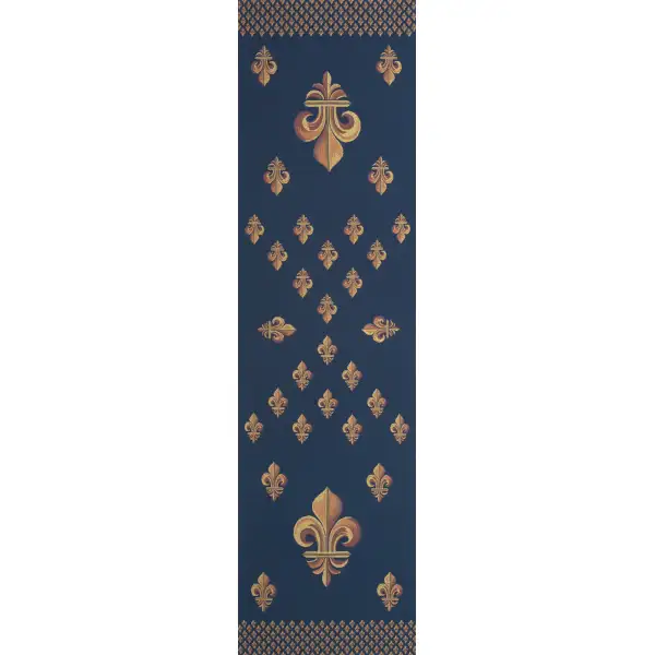 Royal Fleur de Lys Blue Decorative Table Mat