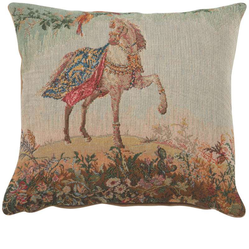 Cheval Small Decorative Tapestry Pillow