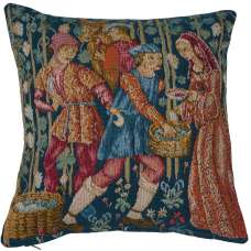 Wine Making Small Decorative Tapestry Pillow