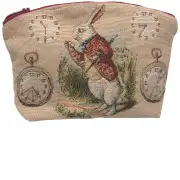 Late Rabbit Alice In Wonderland Purse Hand Bag