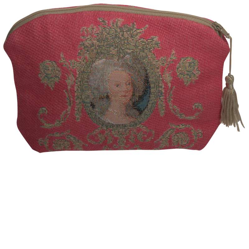 Portrait of Marie Antoinette Pink Purse Tapestry Handbag