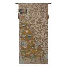 L'Attente Klimt a Gauche Clair European Tapestry Wall hanging