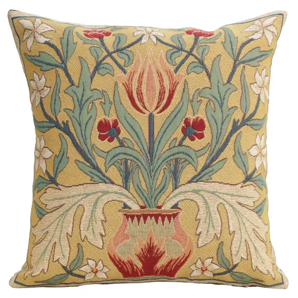 The Tulip William Morris Belgian Sofa Pillow Cover