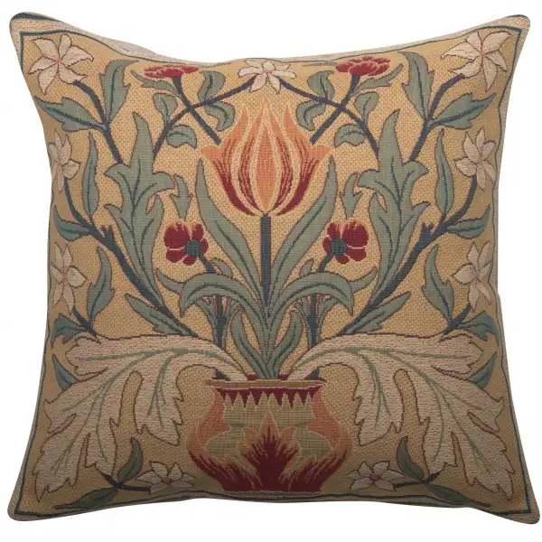 The Tulip William Morris Belgian Sofa Pillow Cover