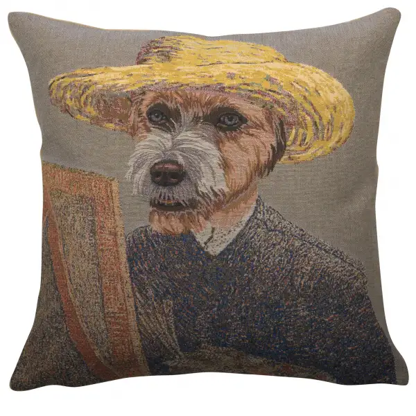 Van Gogh Dog Belgian Cushion Cover