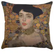 Lady In Gold II by Klimt Belgian Sofa Pillow Cover