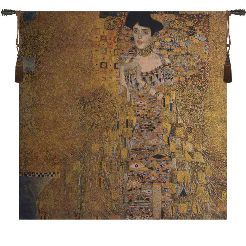 Lady In Gold by Klimt European Tapestry Wall Hanging