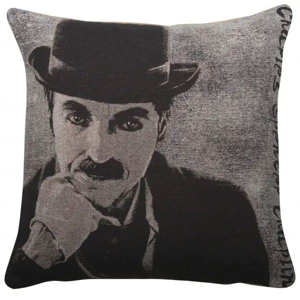 Charles Spencer Chaplin Decorative Floor Pillow Cushion Cover