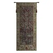 Tree of Life in Red Portier Wall Tapestry