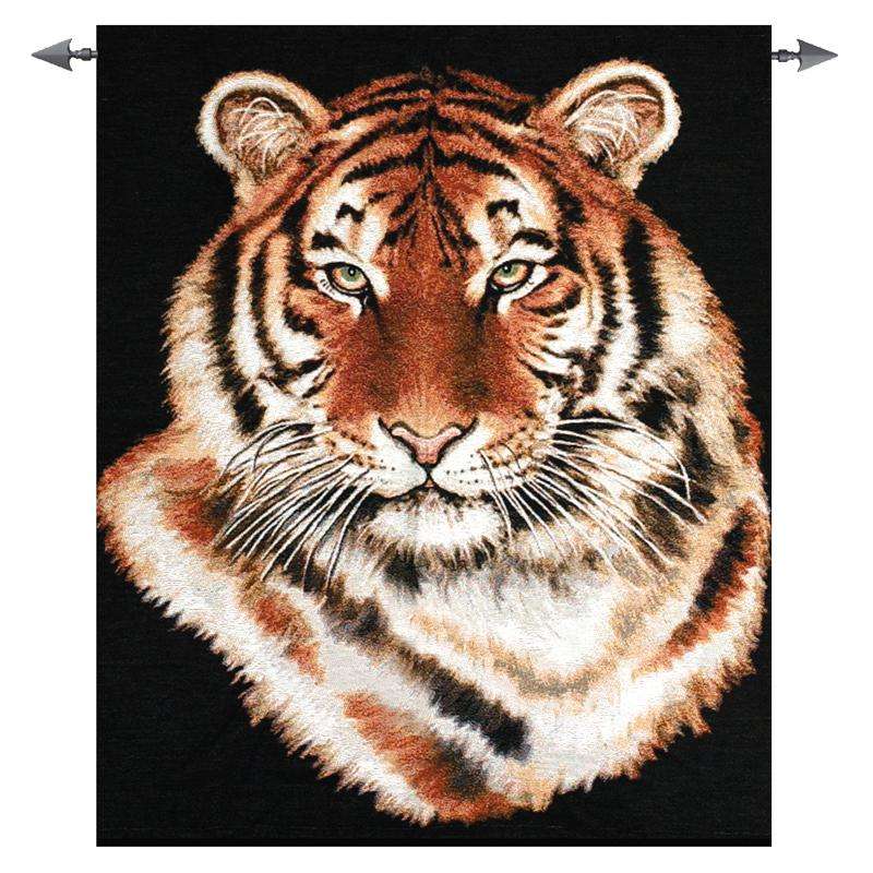 Majestic Tiger Small Tapestry of Fine Art