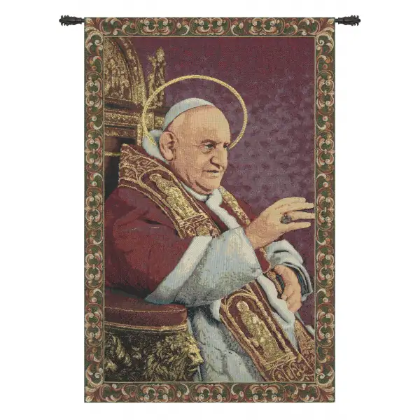 Pope John XXIII Halo European Tapestries - 11 in. x 17 in. Cotton/Polyester/Viscose by Alberto Passini