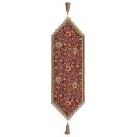 Fleur De Morris Red Tapestry Table Mat
