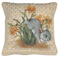 Easter Bunny II Decorative Tapestry Pillow