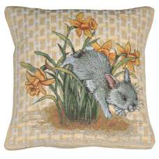 Easter Bunny II Decorative Tapestry Pillow