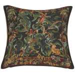 Animals with Aristoloches Green European Cushion Cover