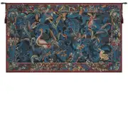 Animals Aristoloches Blue French Wall Tapestry