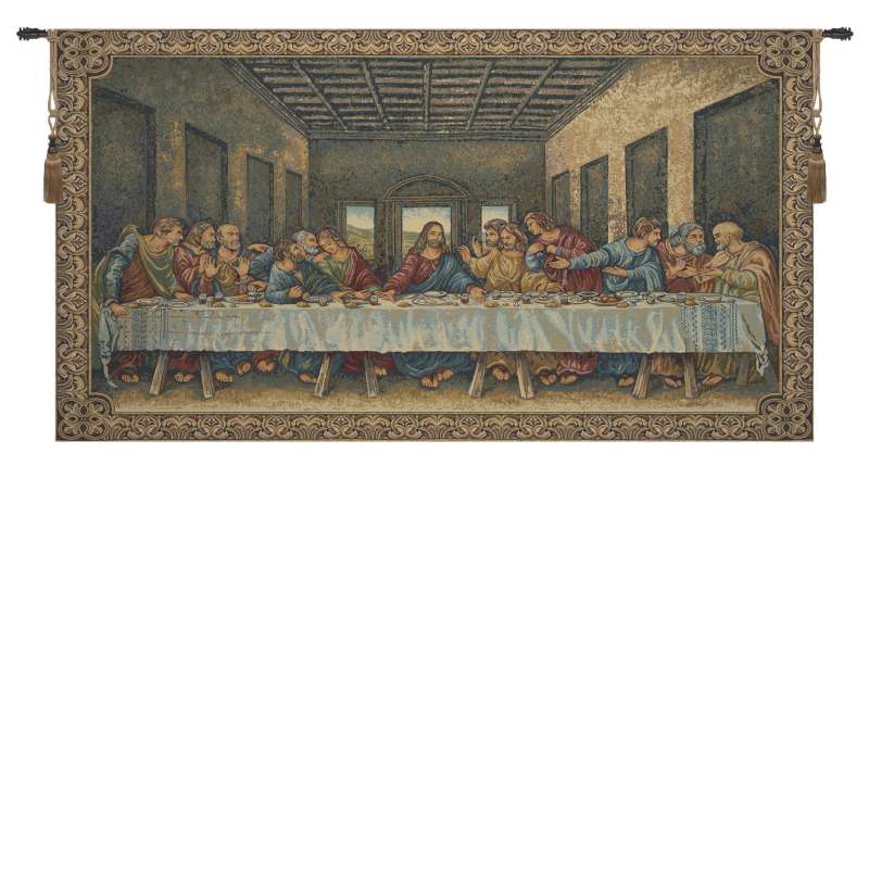 Last Supper III Italian Tapestry Wall Hanging