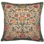 Roses and Birds White European Cushion Cover