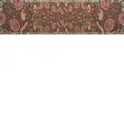 Roses and Birds II Red French Table Mat