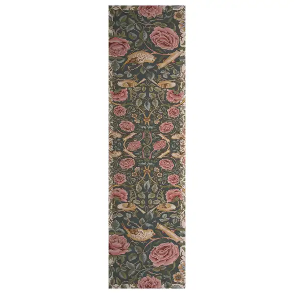 Roses and Birds II Blue Decorative Table Mat