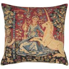 Medieval View Large European Cushion Cover