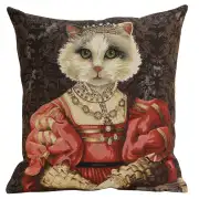 Cat With Crown A Belgian Cushion Cover