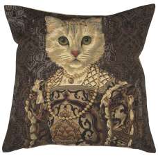 Cat With Crown B European Cushion Cover