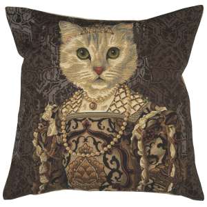 Cat With Crown B European Cushion Covers