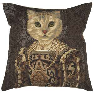 Cat With Crown B European Cushion Cover