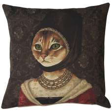 Cat With Hat A European Cushion Cover