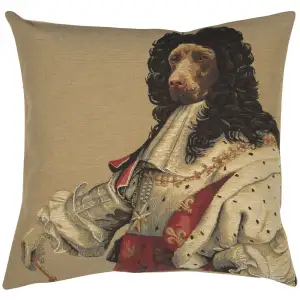Chien Louis XIV Belgian Sofa Pillow Cover