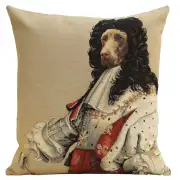 Chien Louis XIV Belgian Cushion Cover