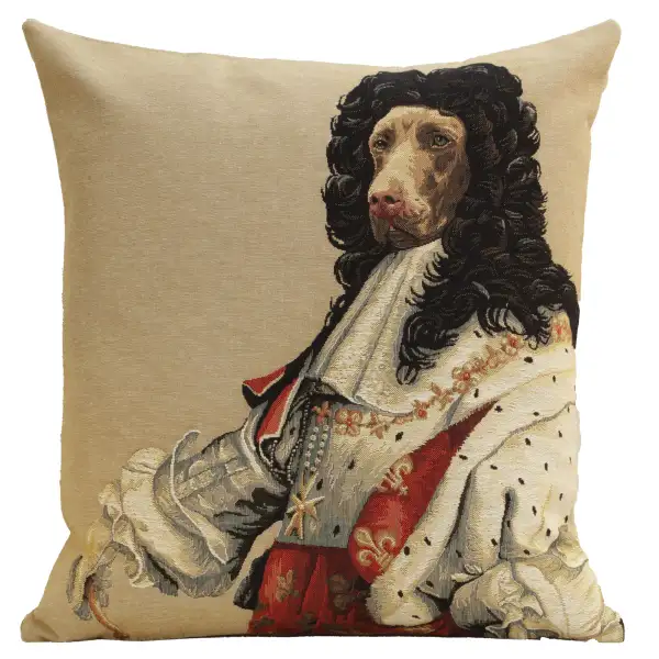 Chien Louis XIV Belgian Cushion Cover
