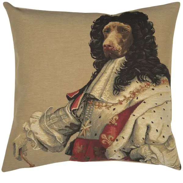 Chien Louis XIV Belgian Cushion Cover