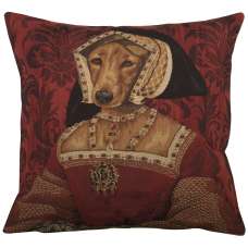 Chien Claude de France European Cushion Cover