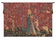 Touch Toucher Small Belgian Tapestry Wall Hanging