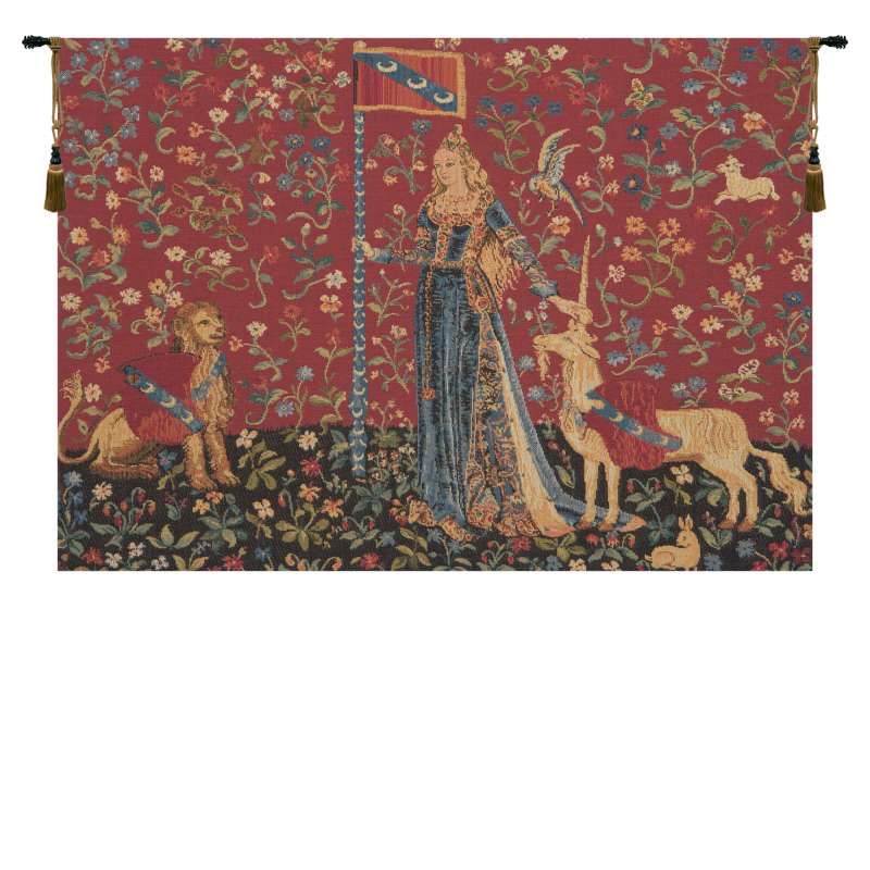 Touch Toucher Small European Tapestry Wall Hanging