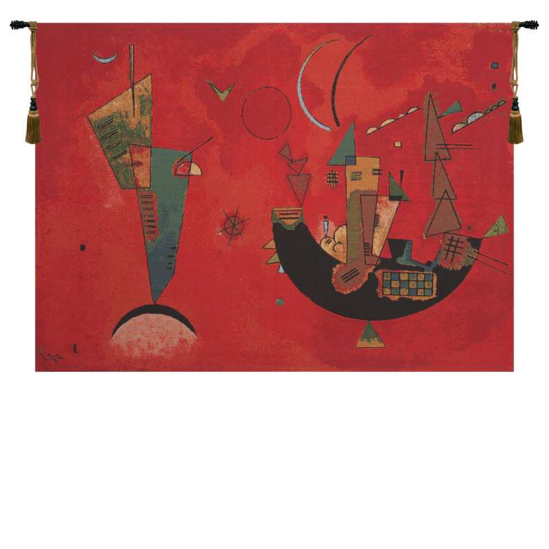 Mit und Gegen by Kandinsky European Tapestry