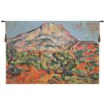 Mont Sainte-Victoire by Cesanne European Tapestry Wall Hanging
