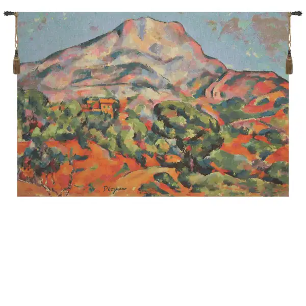 Mont Sainte-Victoire by Cesanne Belgian Tapestry Wall Hanging