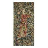 Promenade I Left Panel Light Flanders Tapestry Wall Hanging