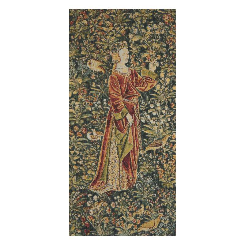 Promenade I Left Panel Light Belgian Tapestry Wall Hanging