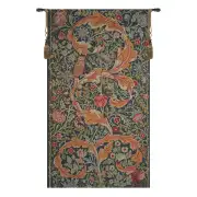 Owl And Pigeon III Belgian Tapestry - 40 in. x 69 in. Cotton/Viscose/Polyester by William Morris