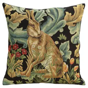 Hare by William Morris Belgian Sofa Pillow Cover